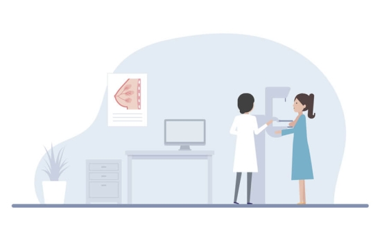 デンスブレスト（高濃度乳房）とは？原因やマンモグラフィ時の見た目の特徴について解説